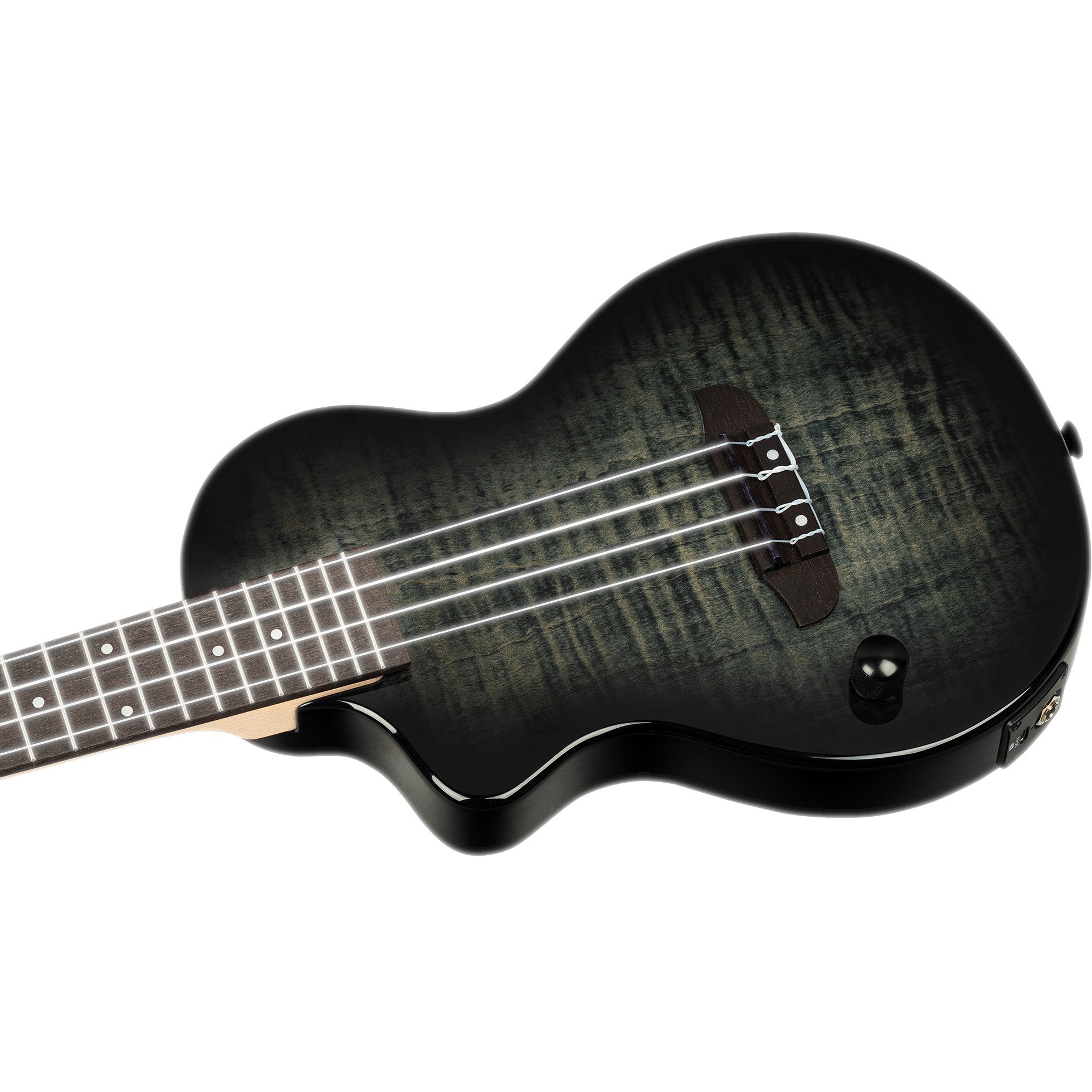 Ortega Neo Series NEO-U-TGB-L linkshandige elektrische tenor ukelele met gigbag