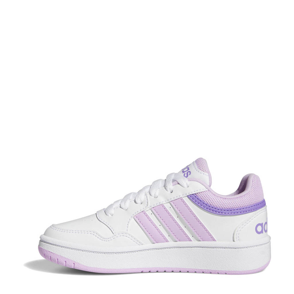 adidas Hoops 3.0 sneakers wit/lila