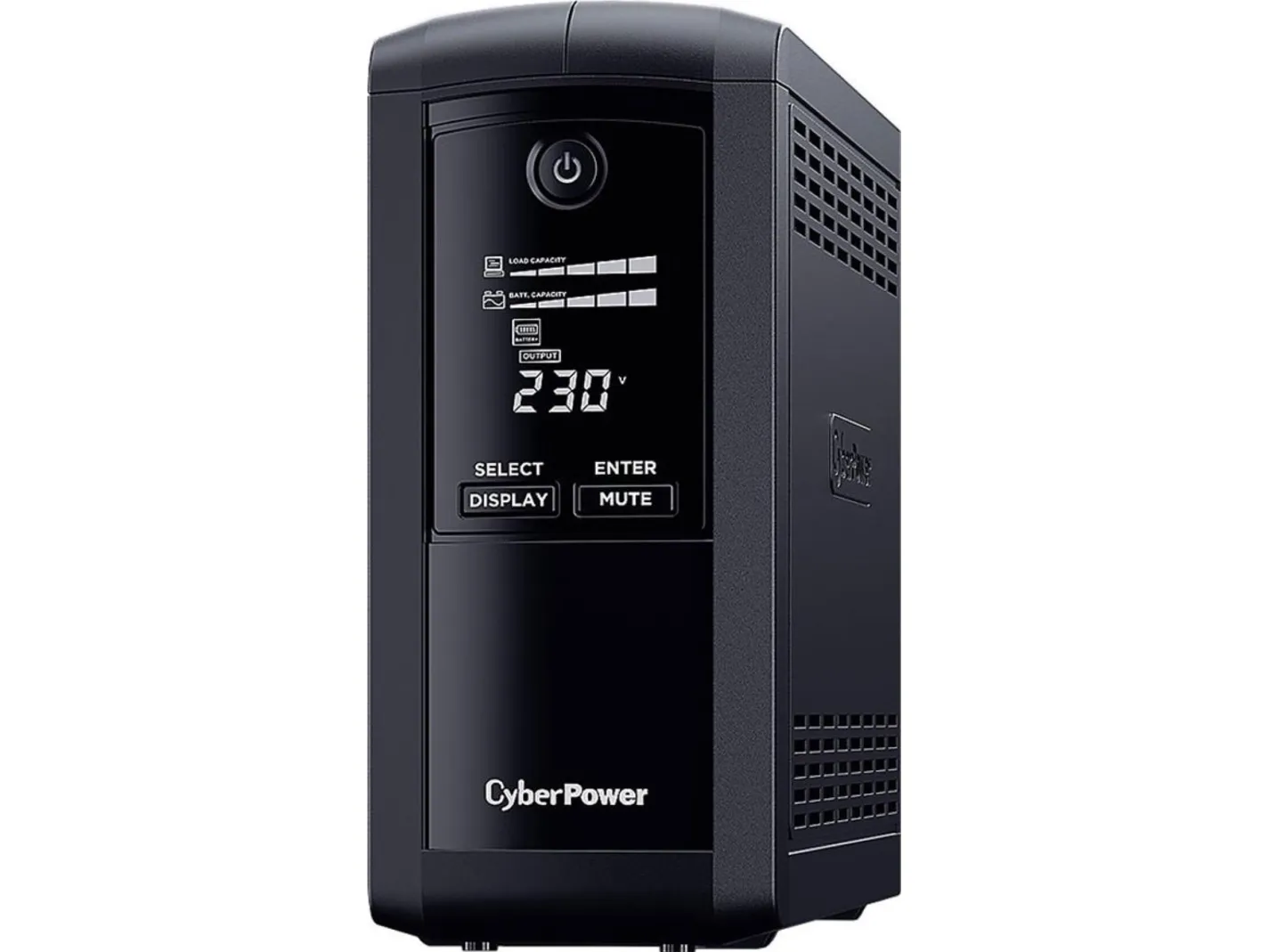CyberPower Value Pro VP1000ELCD-FR - UPS - AC 230 V - 550 Watt - 1000 VA - 1-faset - RS-232, USB - output-stikforbindelser: 4 - sort
