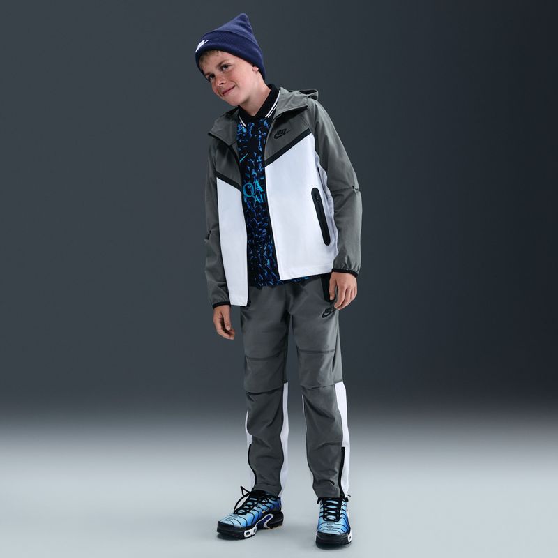 Nike - Tech - Geweven Jongensjack - Blauw