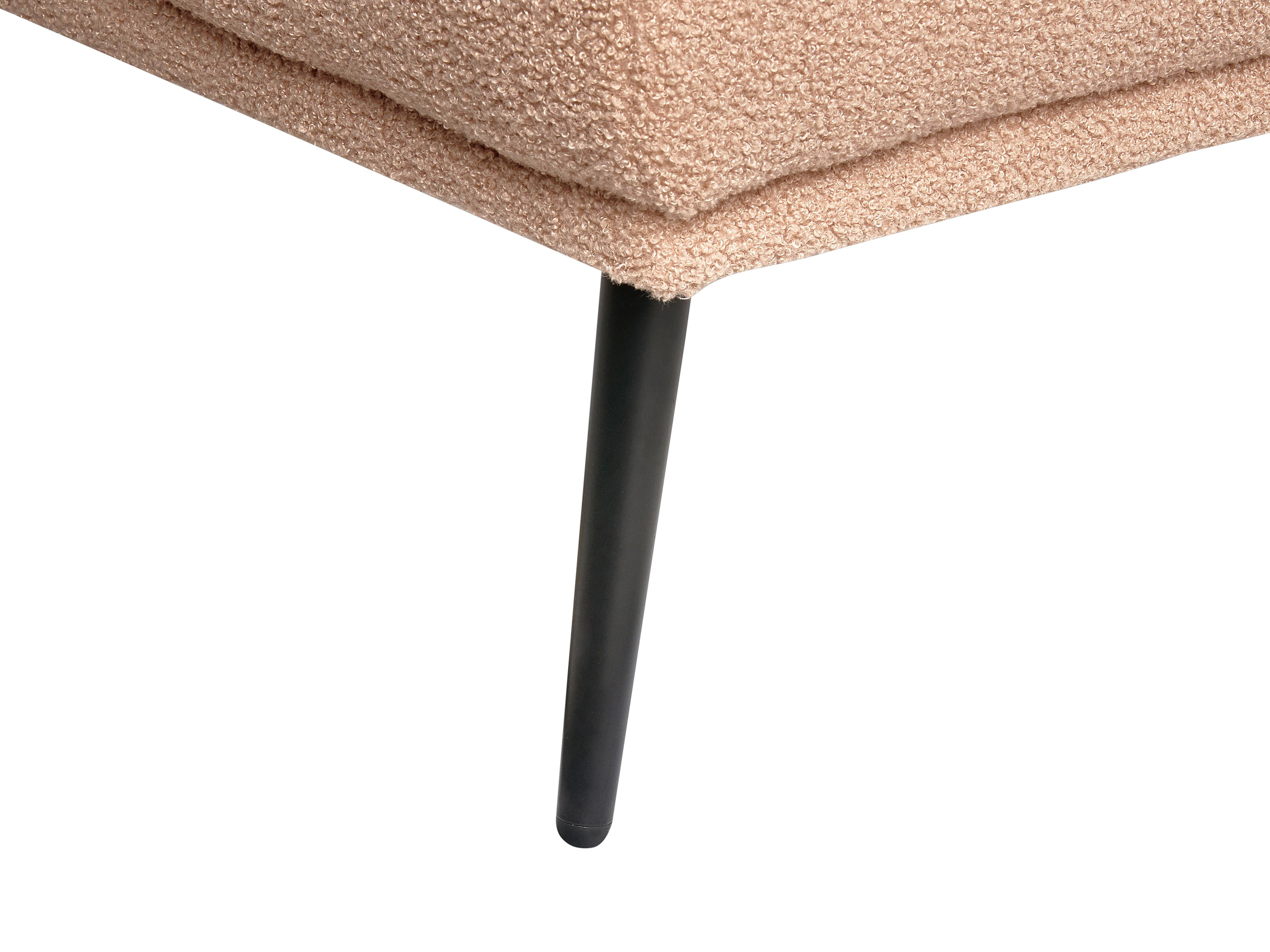 Linkszijdige chaise longue ARTHEZE Bouclé Beige