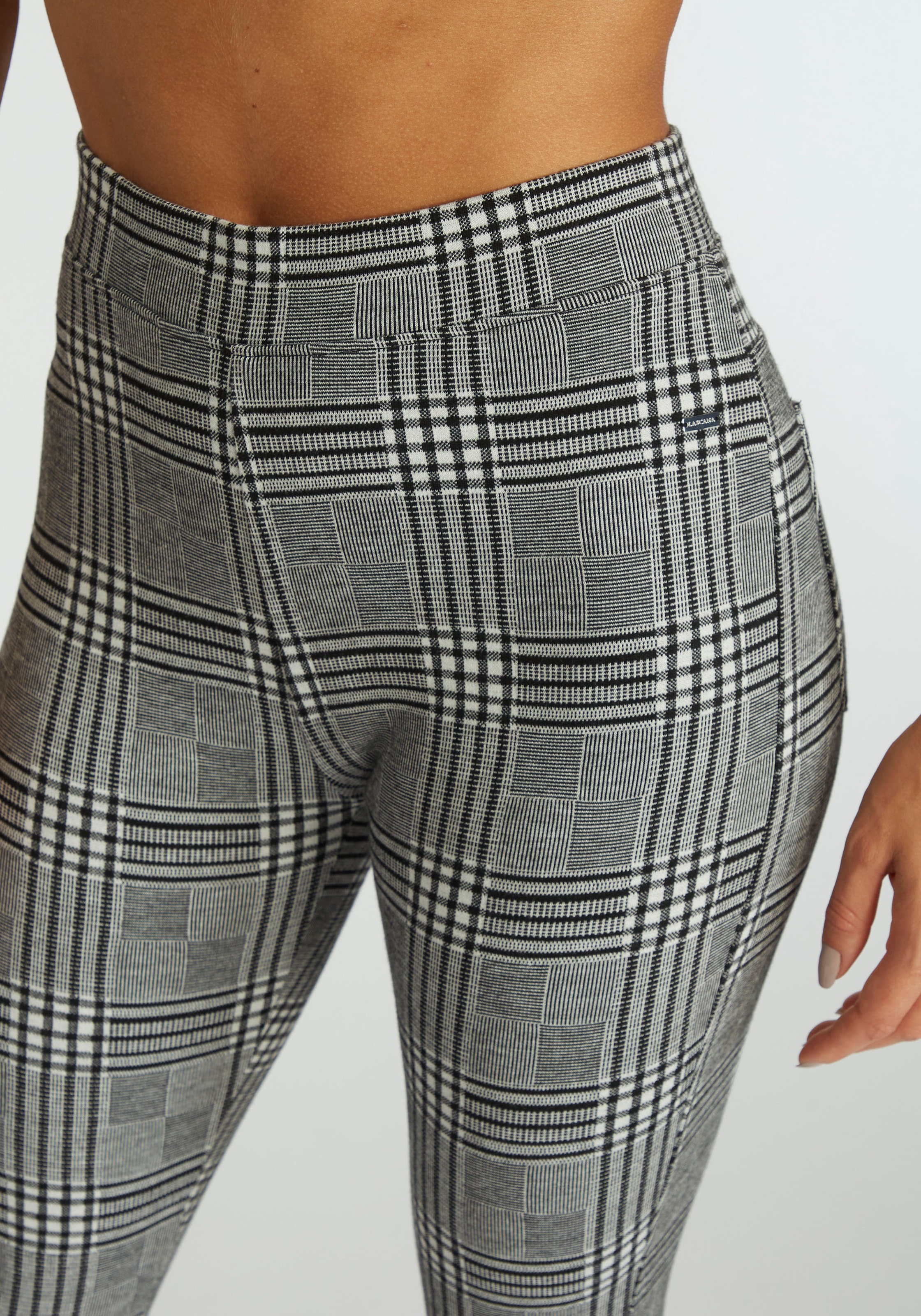 LASCANA Leggings  mit klassischem Karodesign