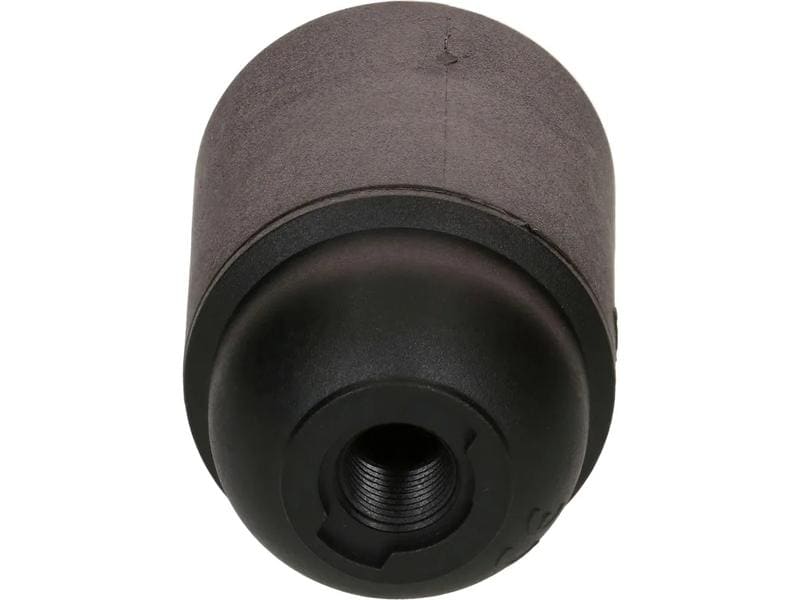 Max Hauri Lampenfassung E27 Glattmantel M10 x 1 Schwarze Lampenfassung für E27 Leuchtmittel