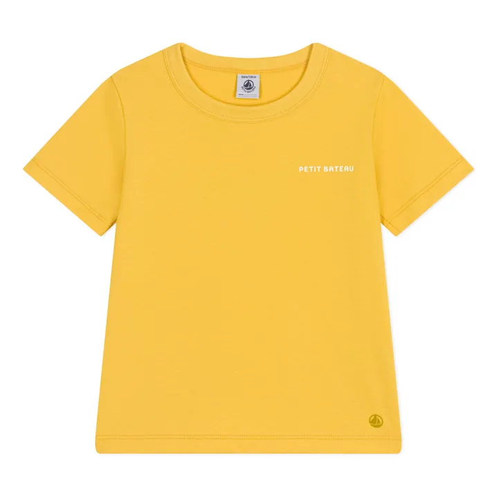 Petit Bateau T-shirt Mikado | Jaune moutarde