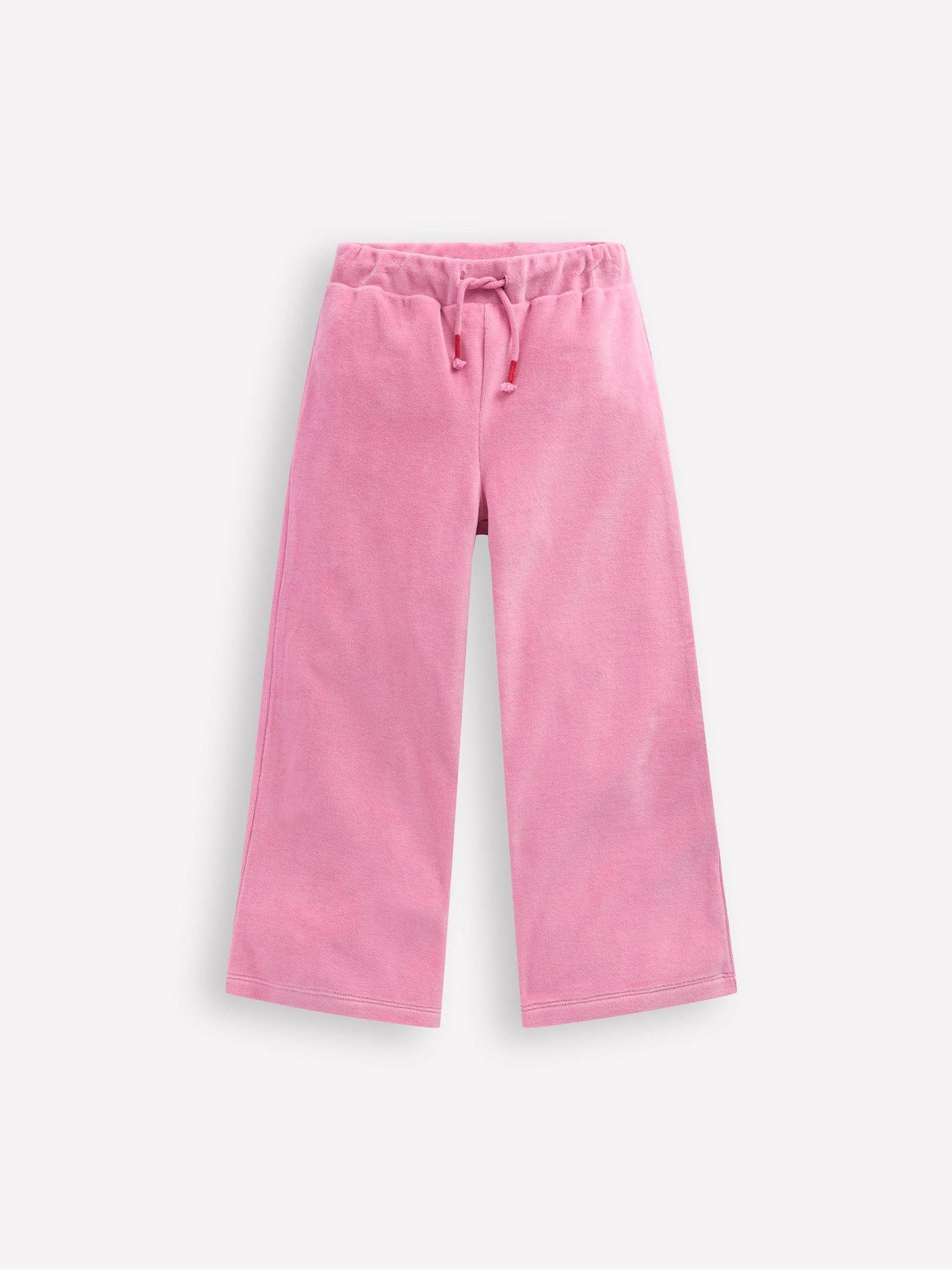 Roze - Boden Hart Pocket Velour Joggingbroeken