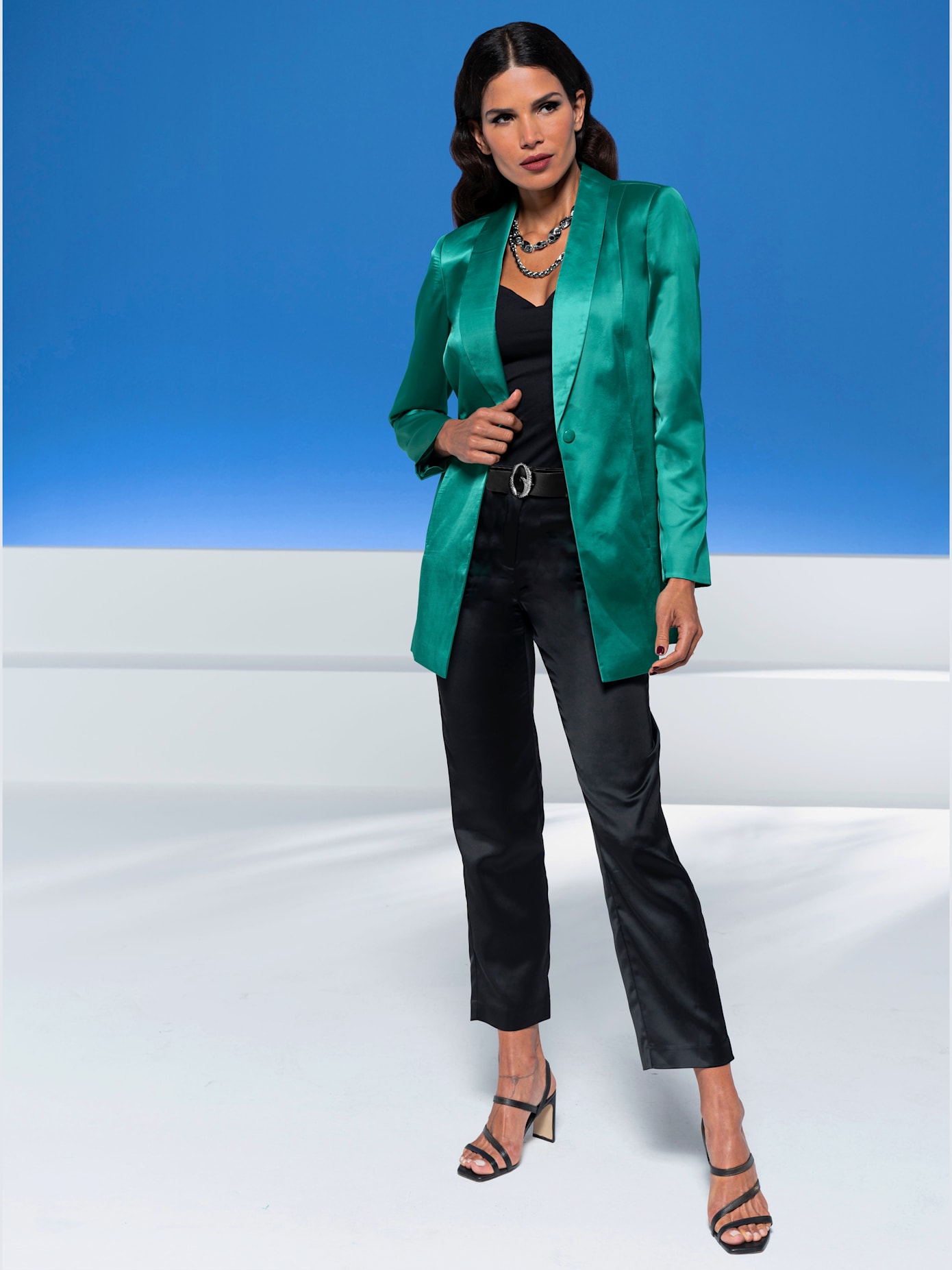 Blazer jolie matière brillante