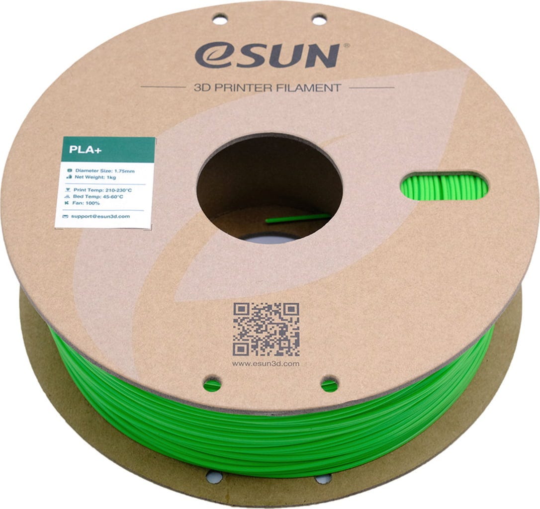 eSUN  PLA+ Peak Green, 1,75 mm / 1000 g    PLA-Filament mit verbesserten physikalischen Eigenschaften