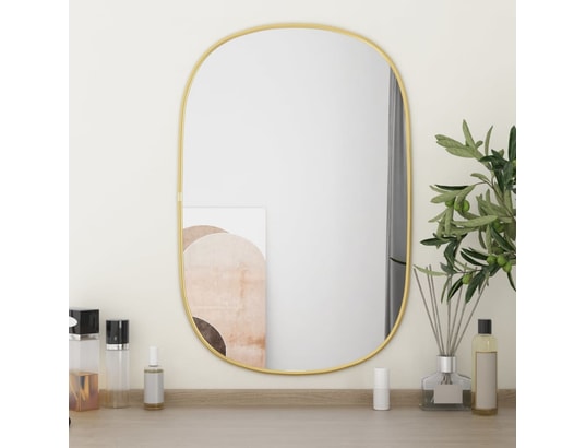 VIDAXL - Miroir mural doré 60x40 cm