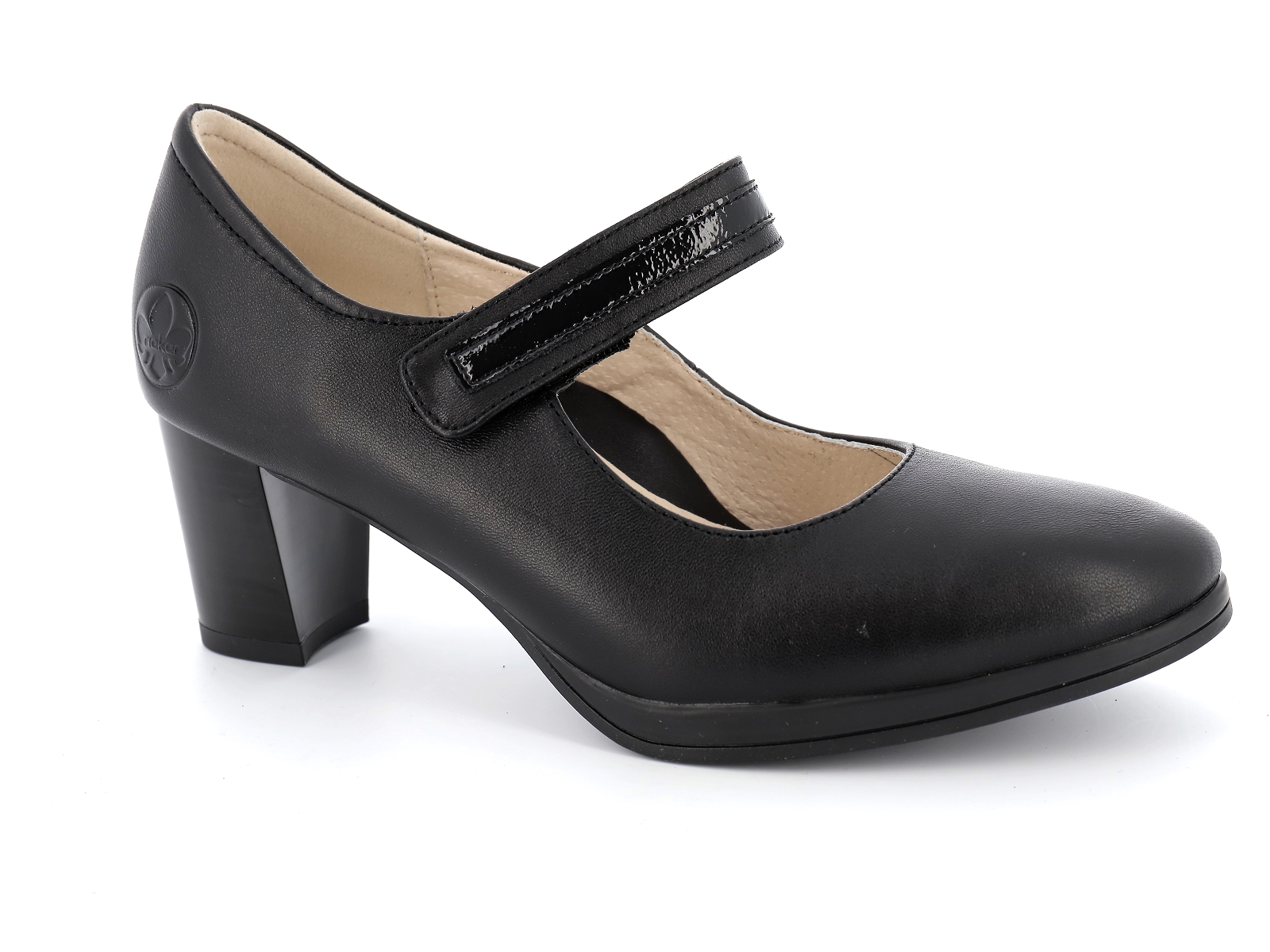 Rieker-49562 Cuir Noir