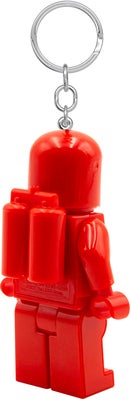 LEGO® Ikonisk Romfarer Nøkkelring med LED-lys, Rød