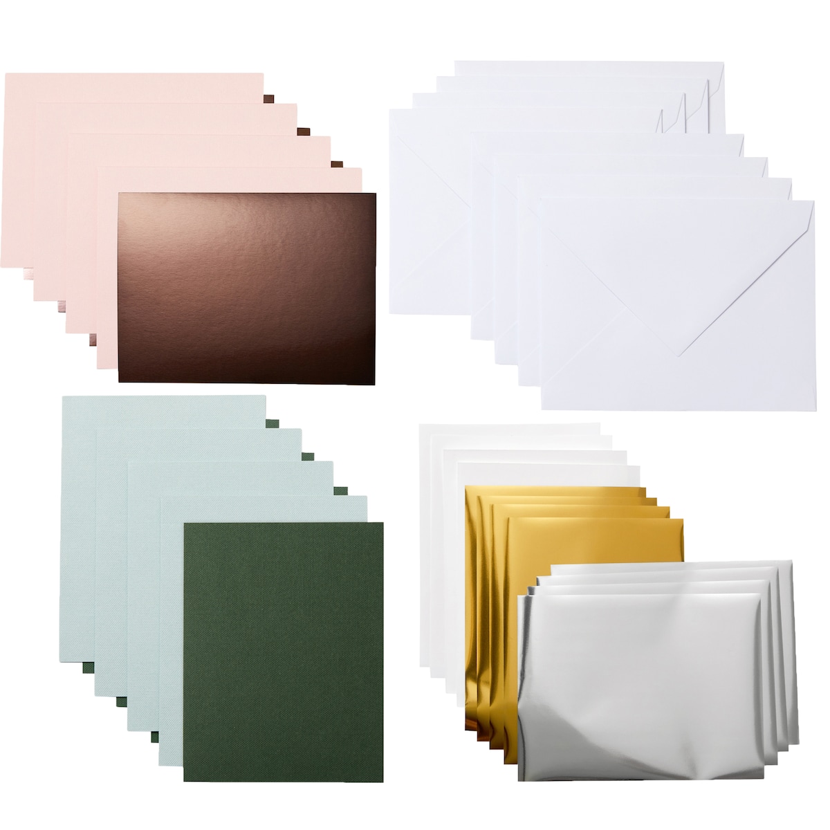 Cricut Joy A2 Foil innleggskort 8-pakk (skog)