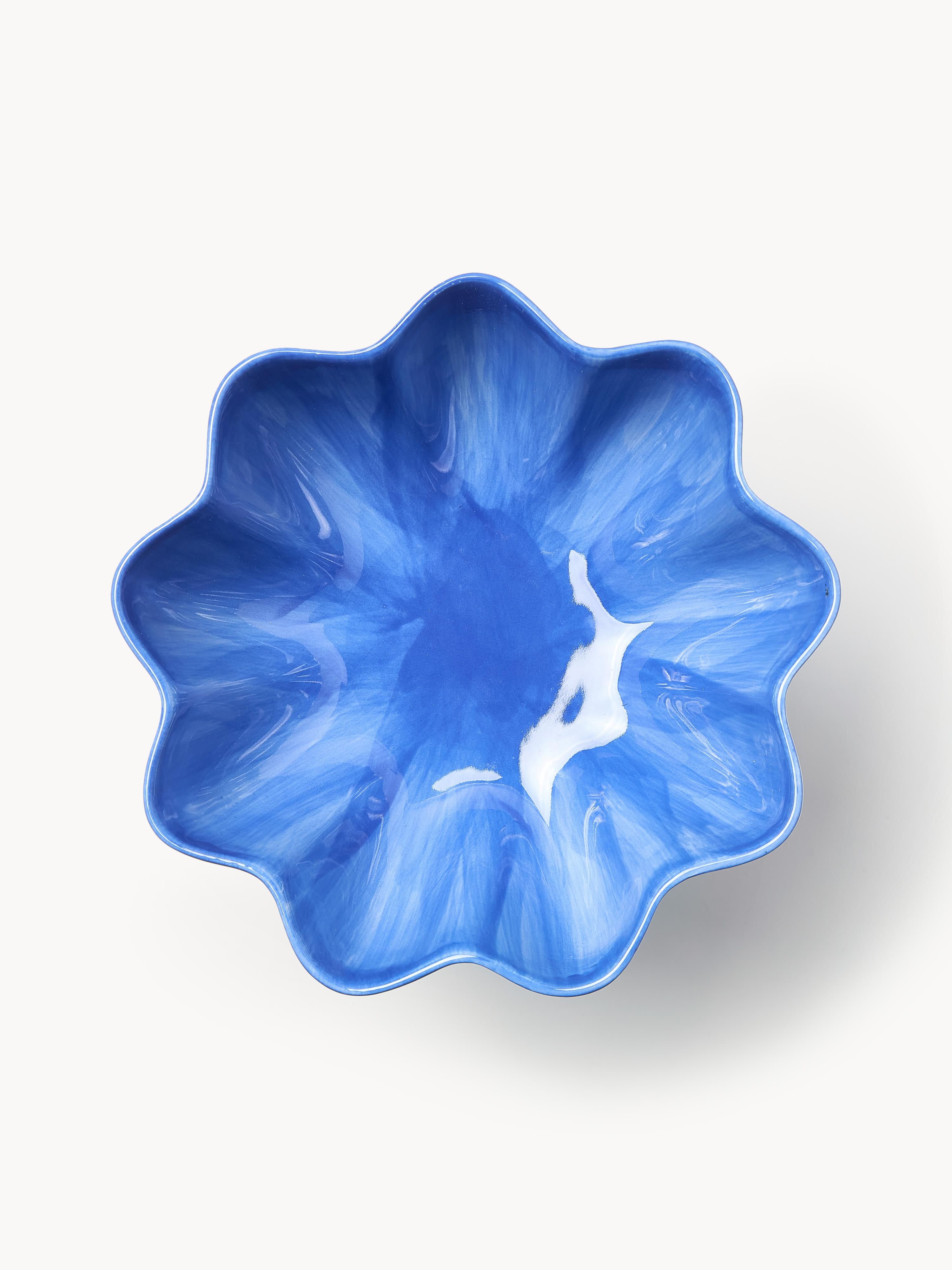 Handbeschilderde decoratieve schaal Sun