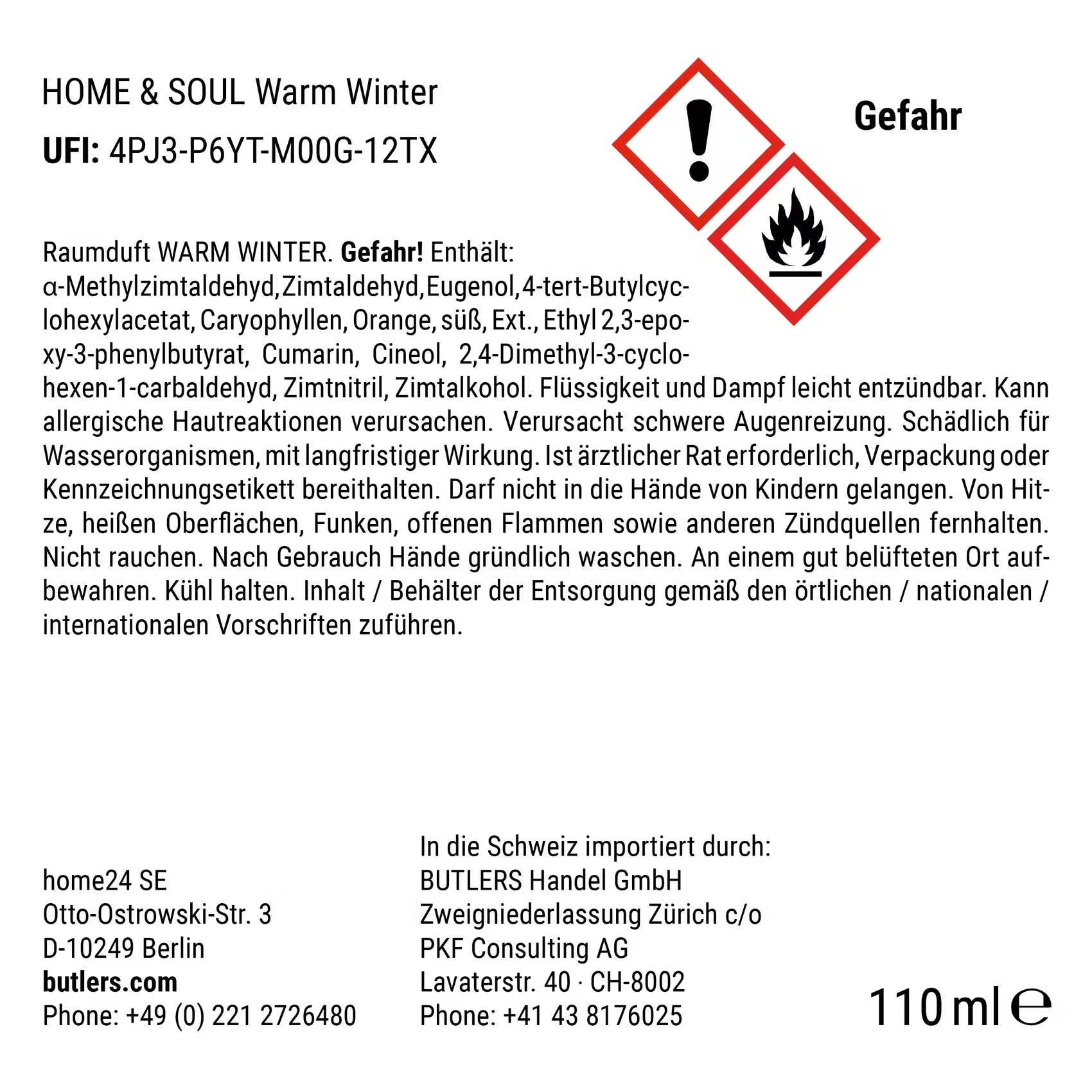HOME & SOUL Raumduft X Warm Winter