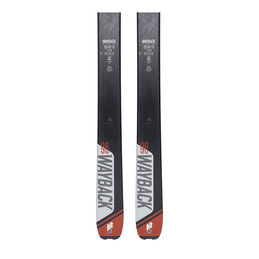 K2 WAYBACK 96 - Skis randonné Homme grey/black