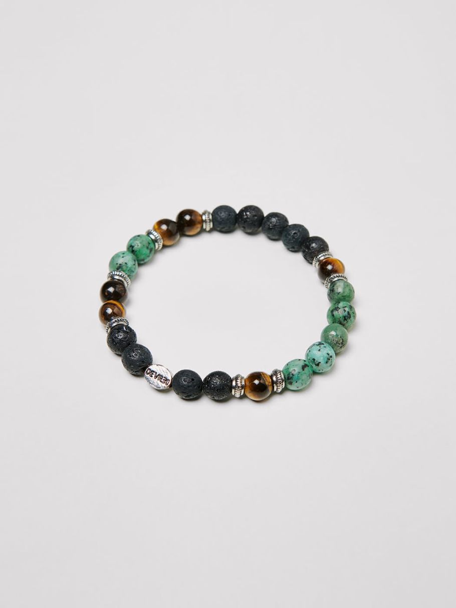 Bracelet en perles bicolore