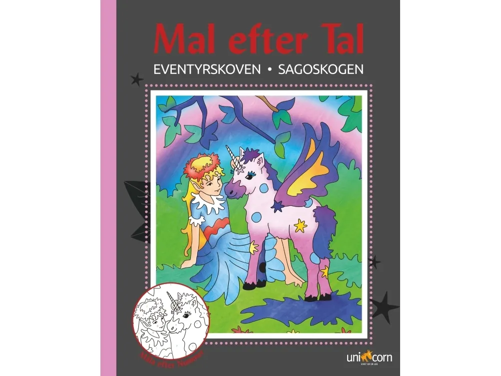 Mal Efter Tal - Eventyrskoven (Paint by numbers)