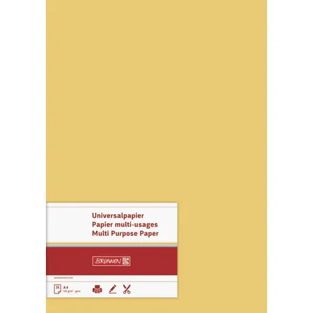 BRUNNEN Briefbogen, mango, 120g/m², A4, 35 Bogen