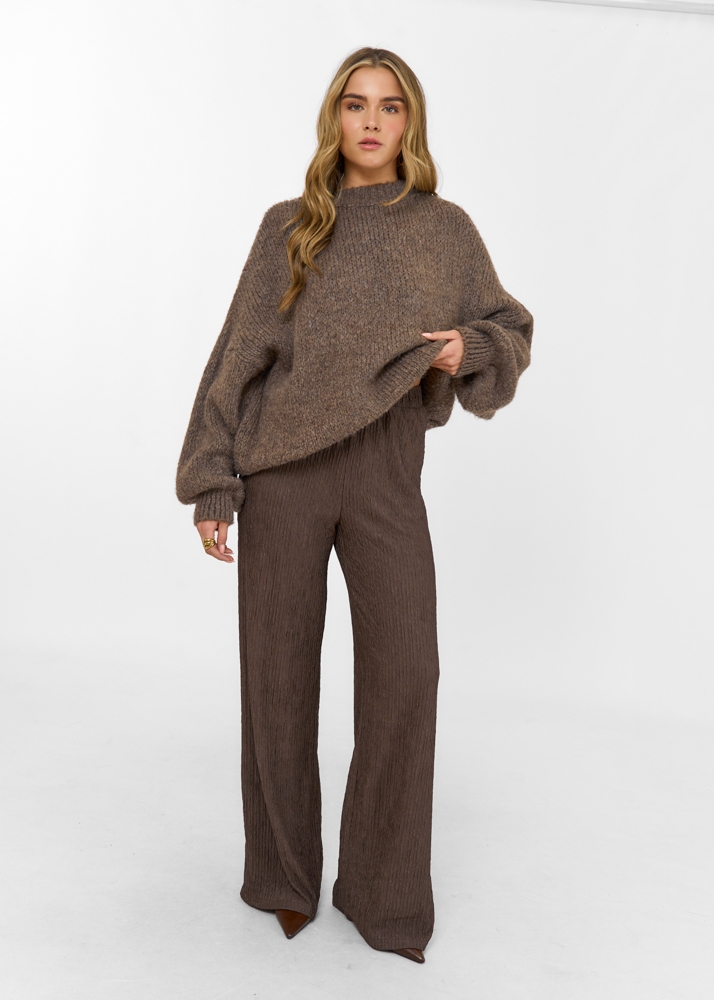 Pien broek choco bruin