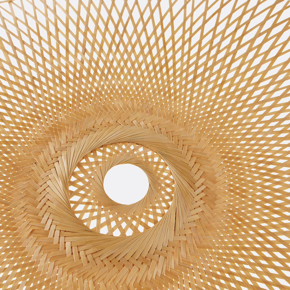 LA REDOUTE INTERIORS<br>Luminária pendente em bambu Ø70 cm, Ezia