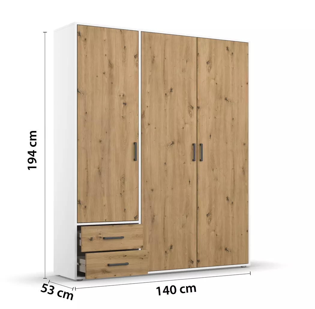 Kleiderschrank Voyager 140 x 194 cm