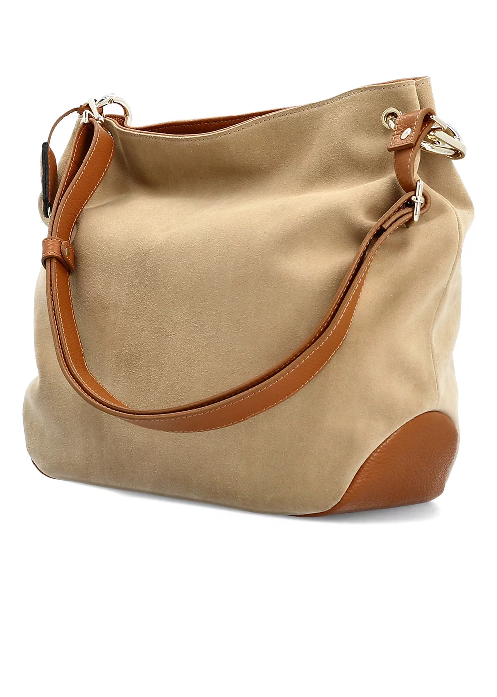 BESACE MERIDA VELOURS SABLE