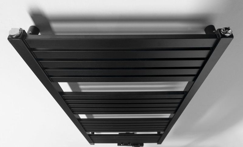 Sapho - Grunt - Radiator - Zwart Mat - 105x50cm - 465W