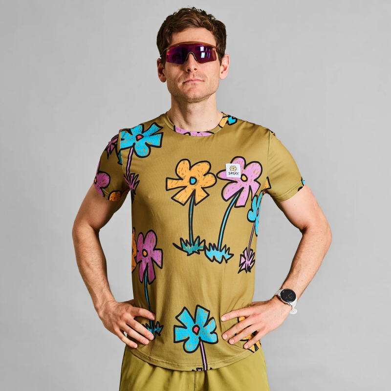 saysky flower combat t shirt 634 lmrss08 1017 yellow