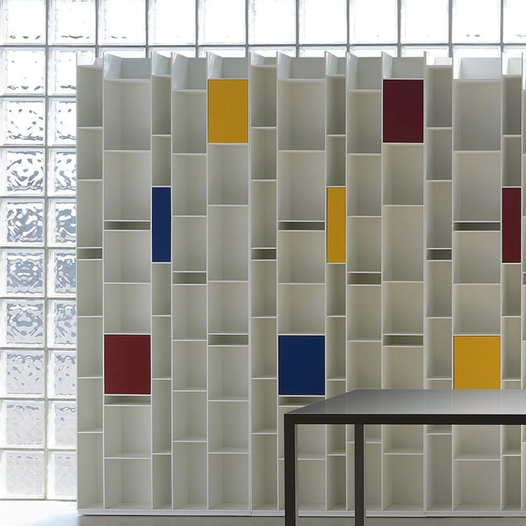 MDF Italia Random boekenkast wit