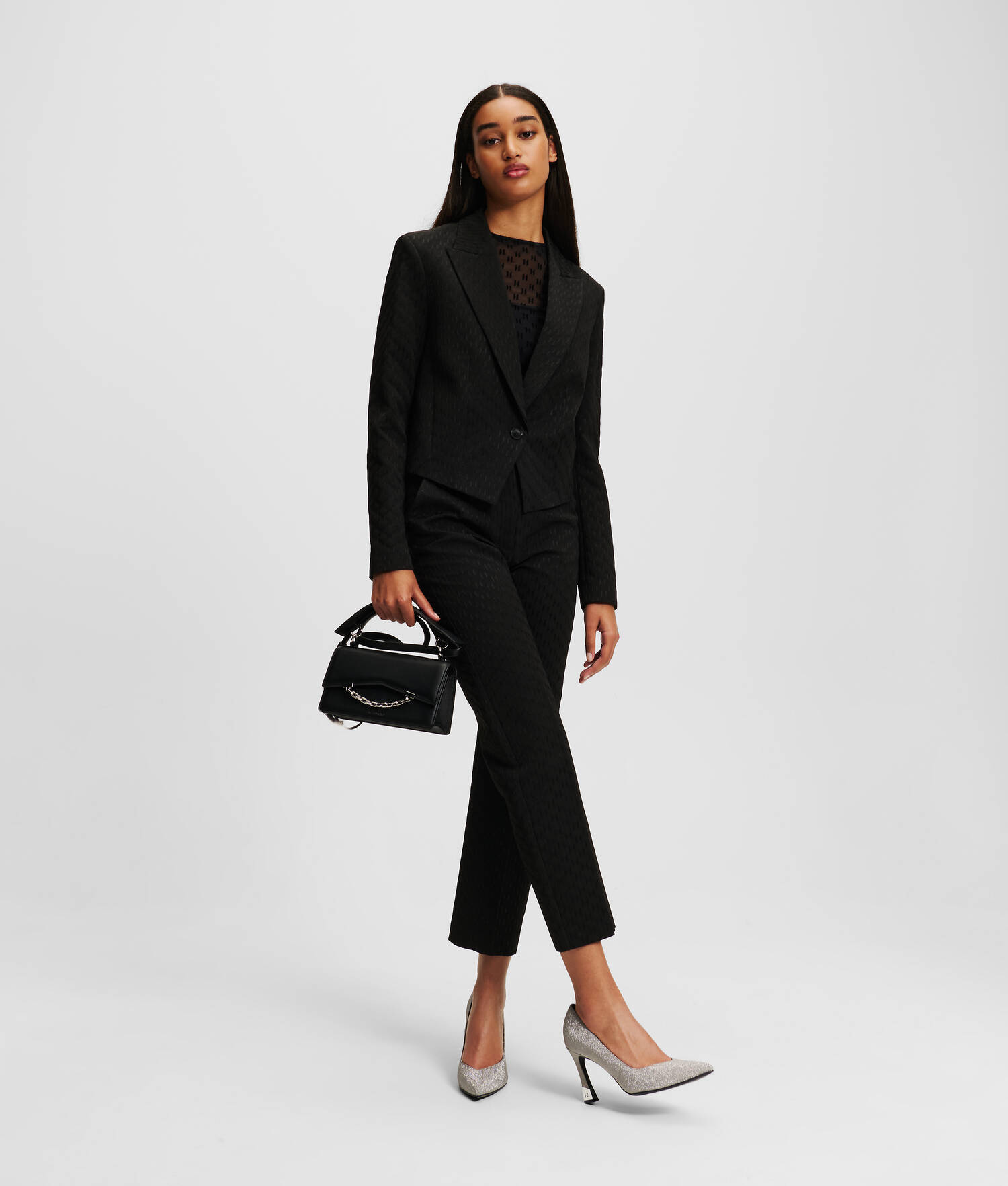 BLAZER CROPPED KL MONOGRAM