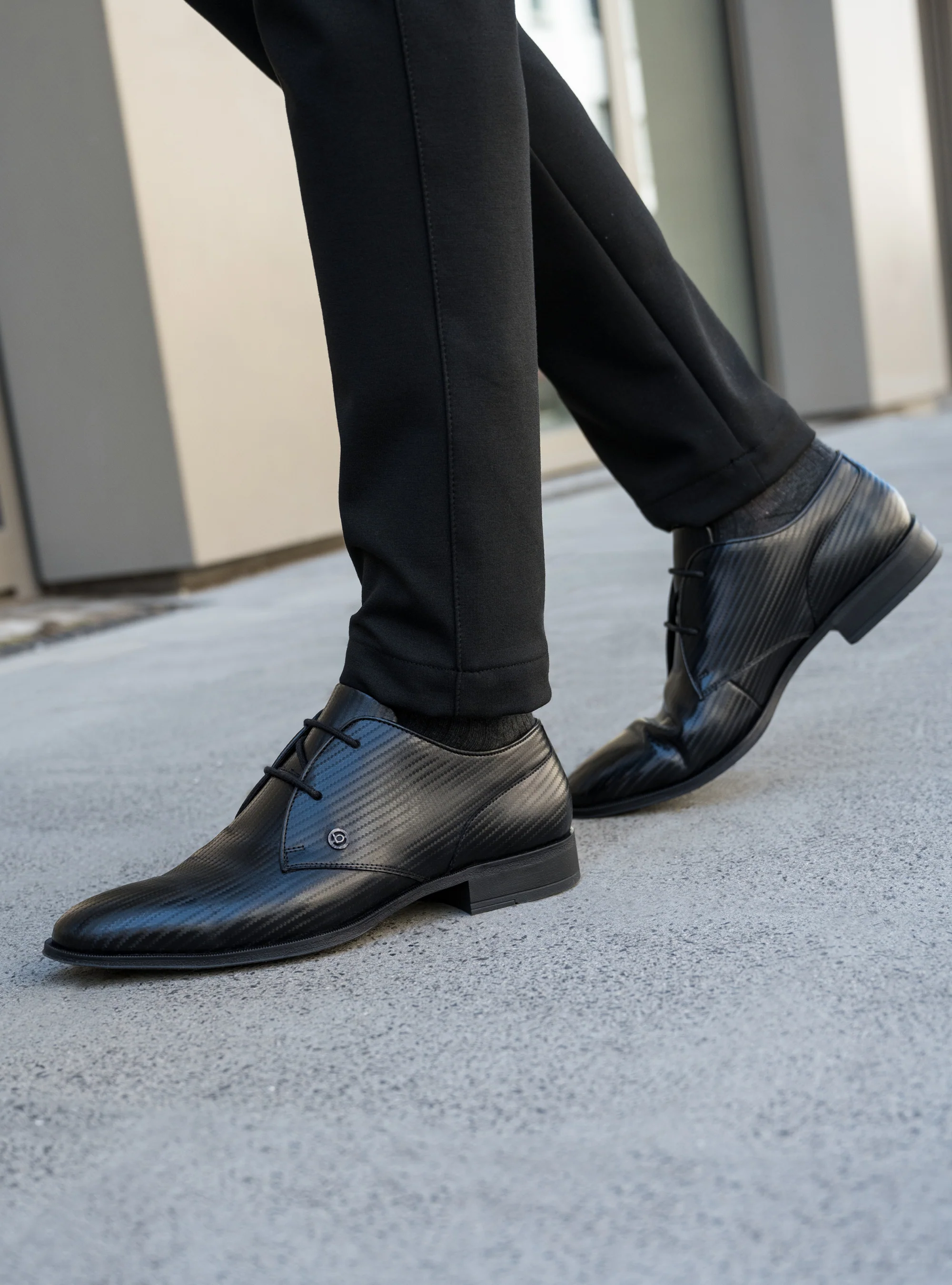 Business Schnürer schwarz