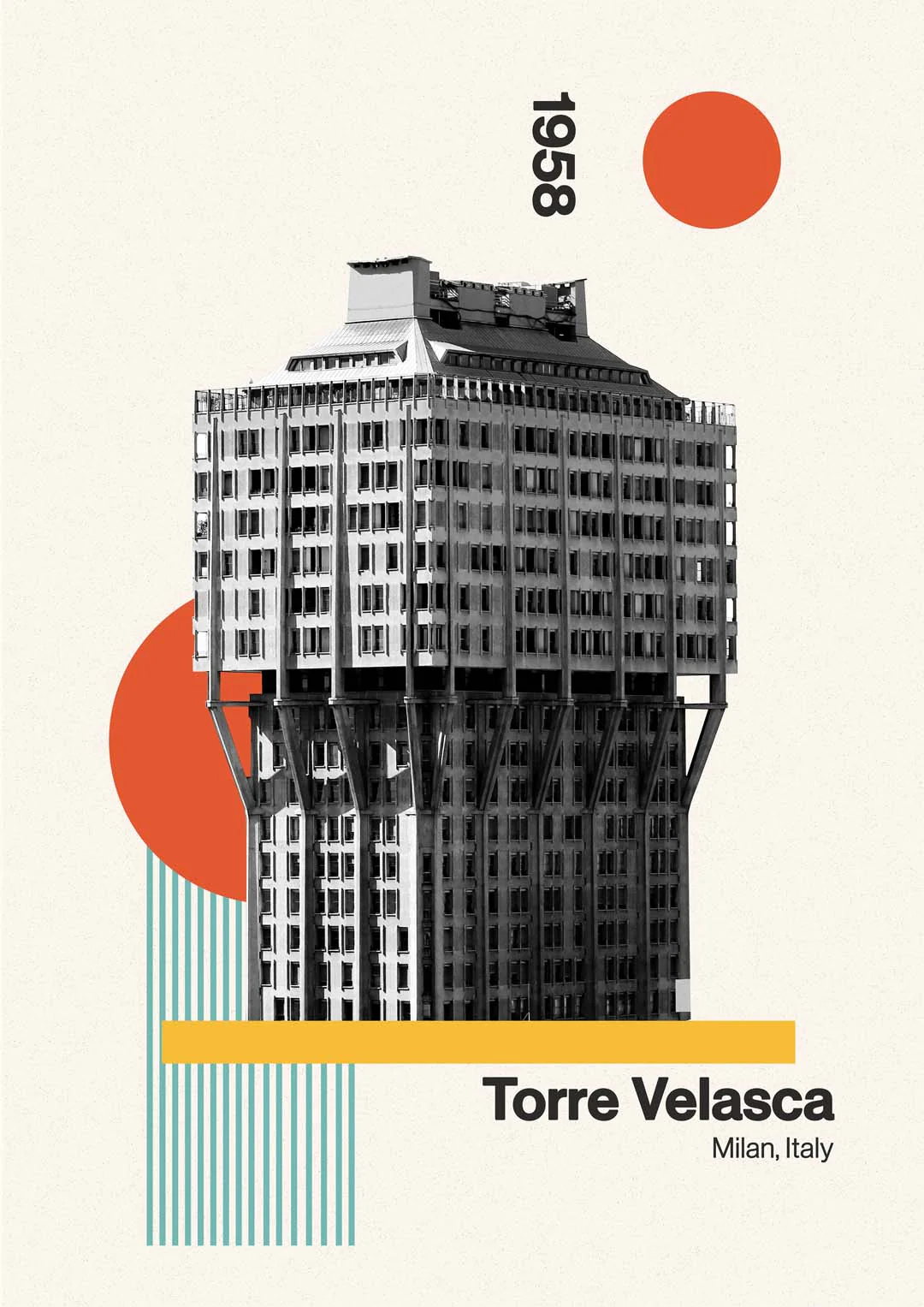 Torre Velasca von Nico Tracey
