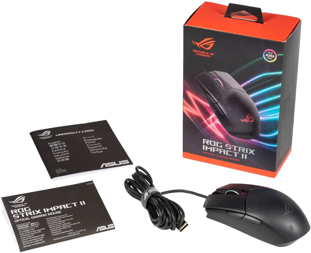 Asus ROG Strix Impact II Souris gaming