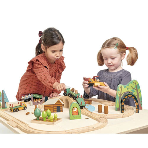 Tender leaf toys treinbaan dennenbos