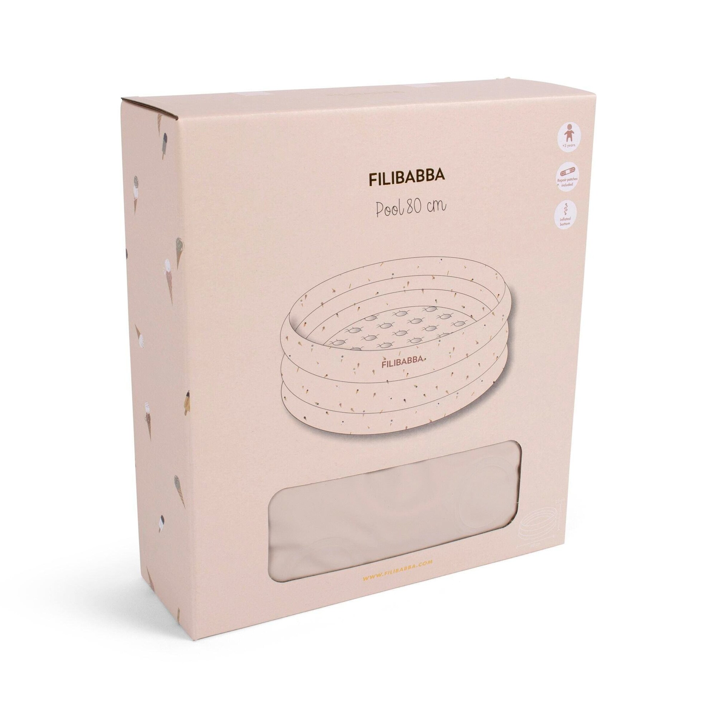 FILIBABBA Planschbecken 80 cm Alfie - Cool Summer