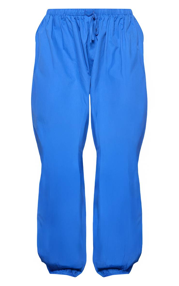 Bleu Cobalt Pantalon Ballon En Coton Cobalt Avec Cordon De Serrage
