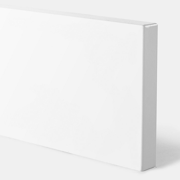 Bandeau de four Artemisia blanc l. 59,7 cm x H. 11,5 cm GoodHome