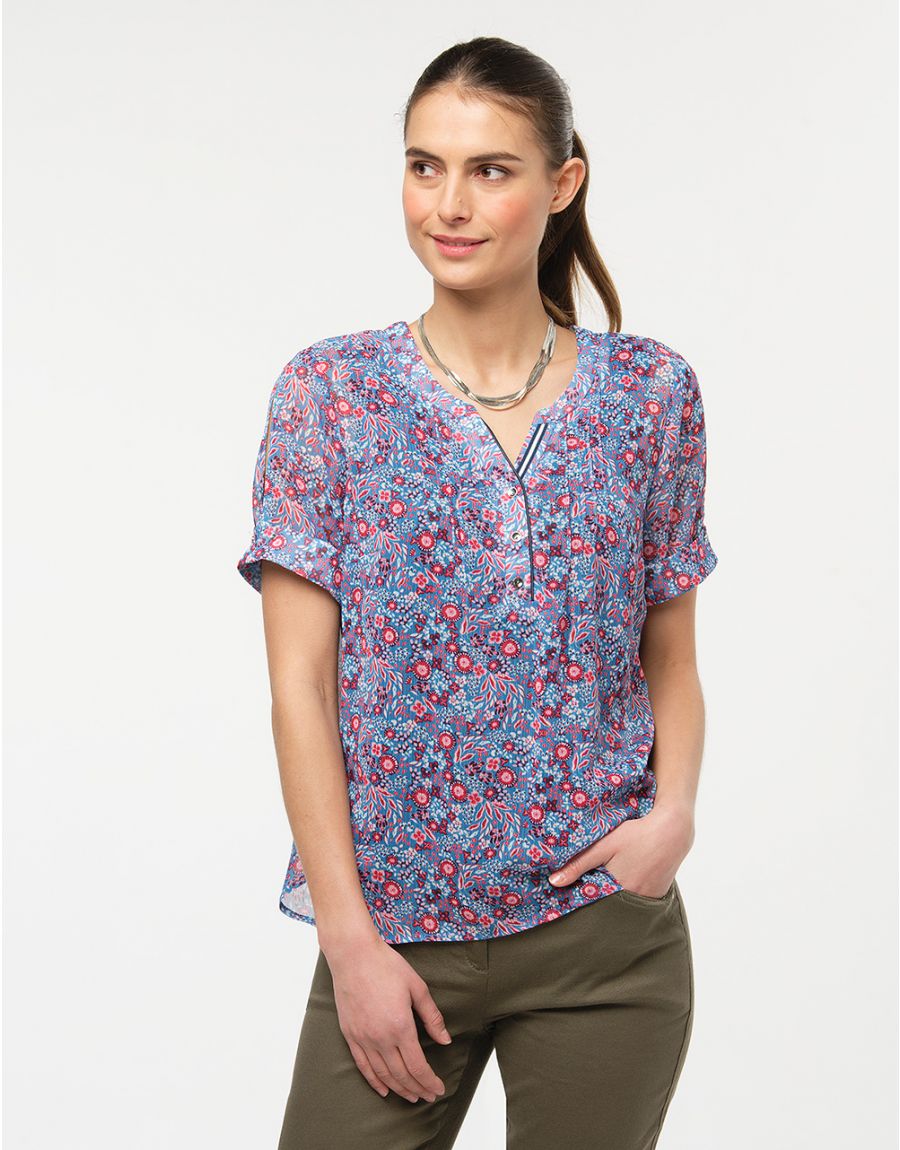 Blouse fluide fleurie