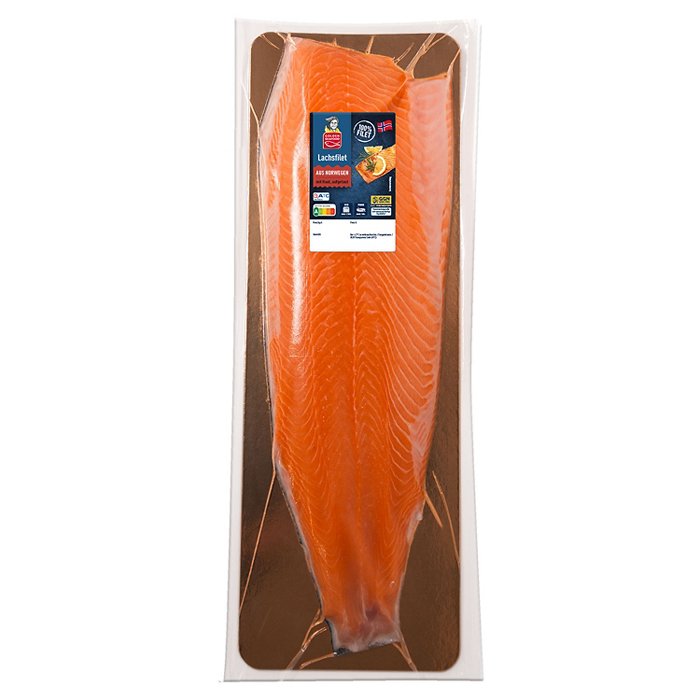 GOLDEN SEAFOOD Lachsfiletseite XXL 1 kg