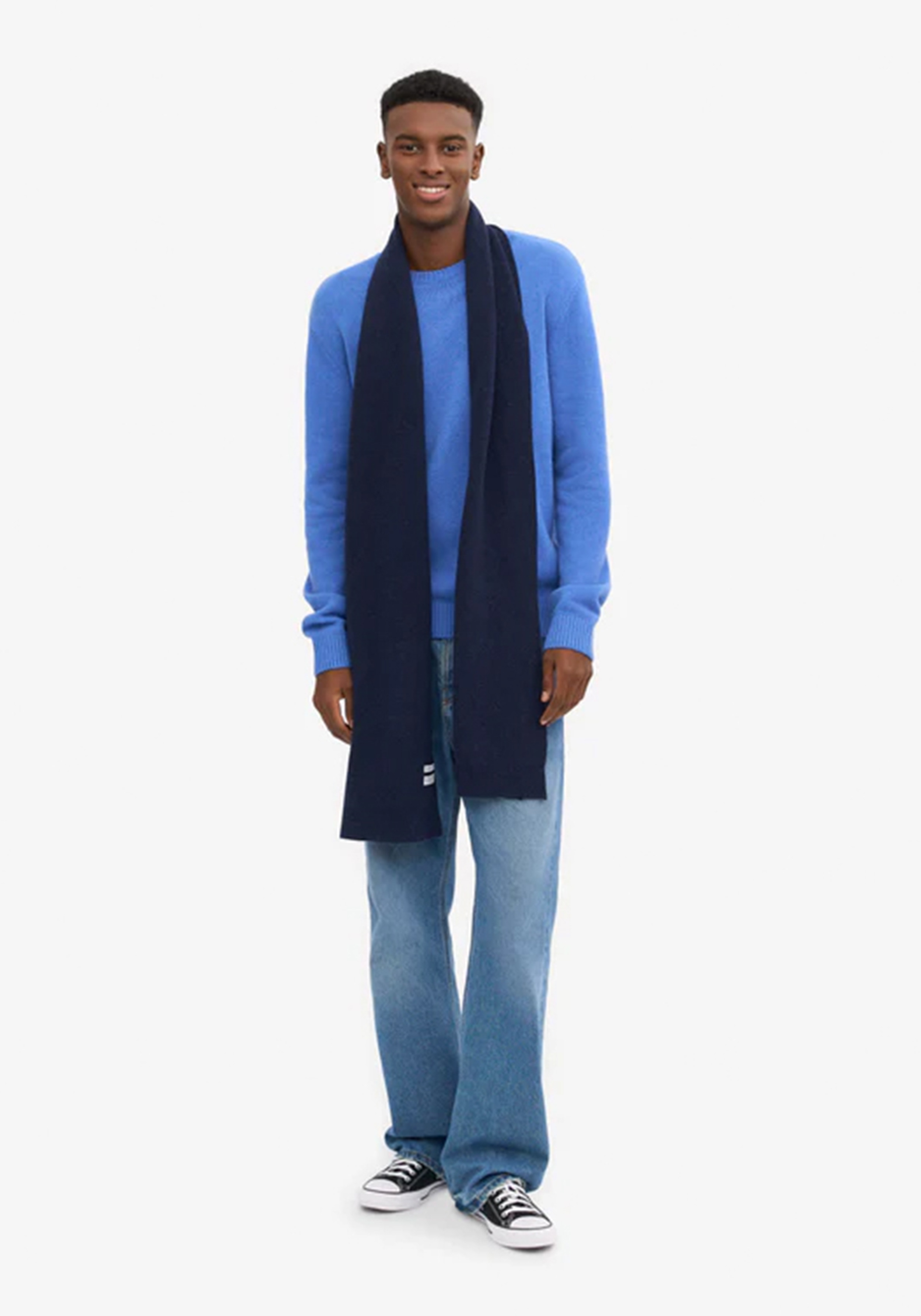 Colorful Standard Merino-Wollschal Marine Blue