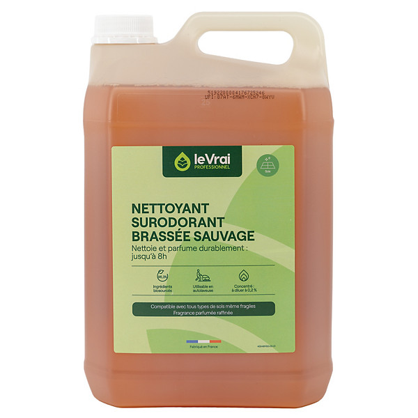 Nettoyant surodorant concentré Le Vrai Brassée Sauvage 5 L