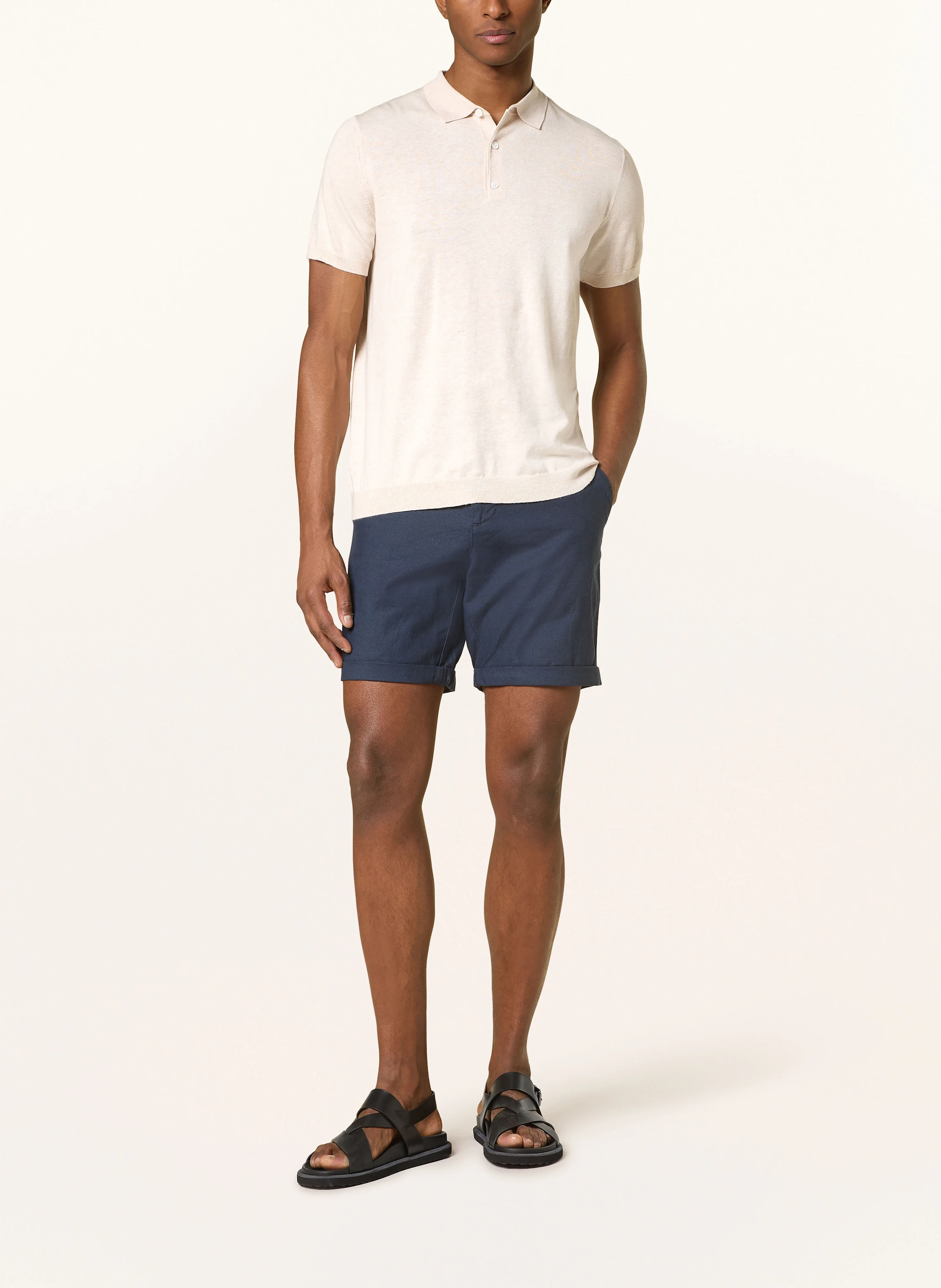 STROKESMAN'S Strick-Poloshirt