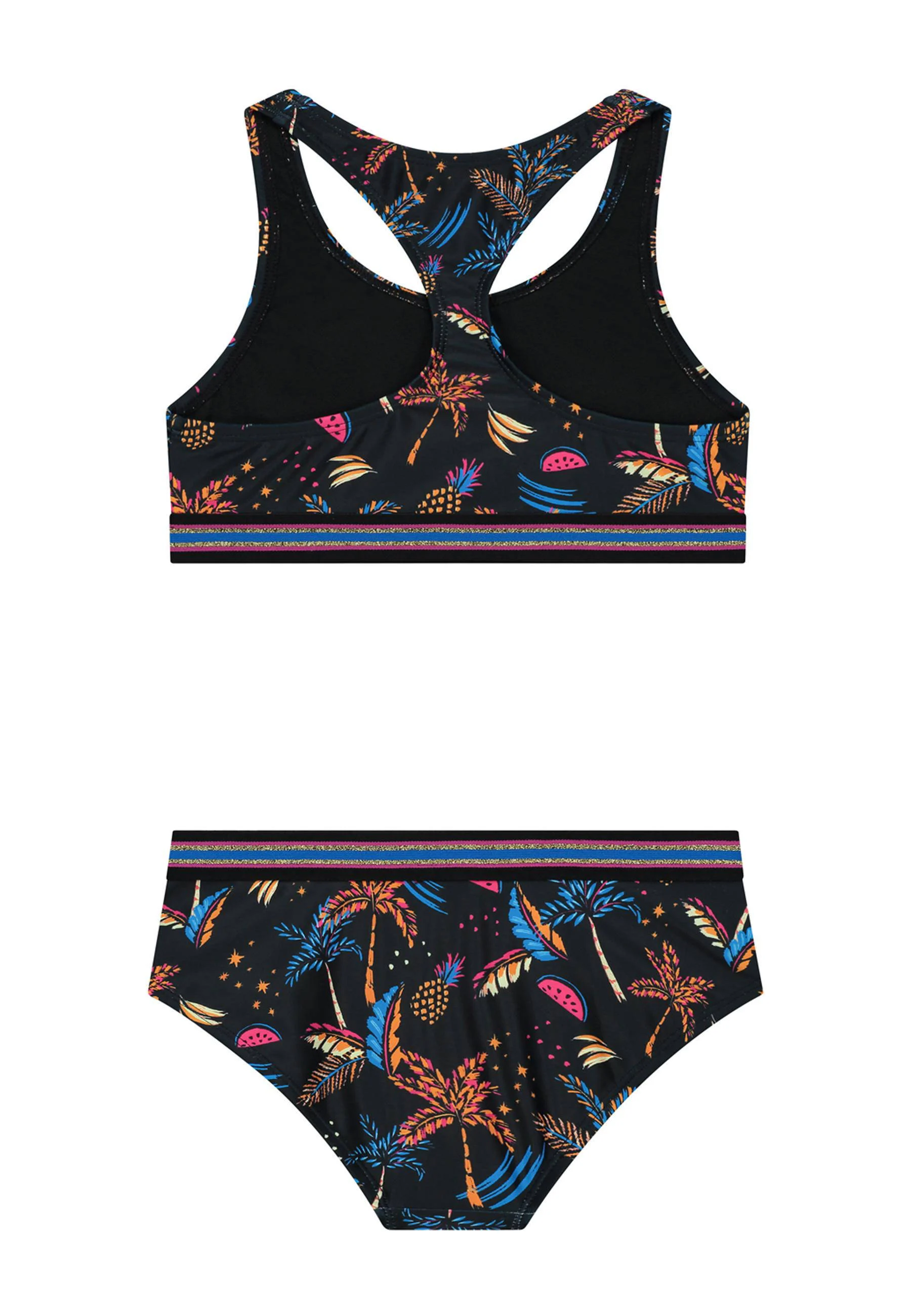 Shiwi crop bikini Charlie zwart