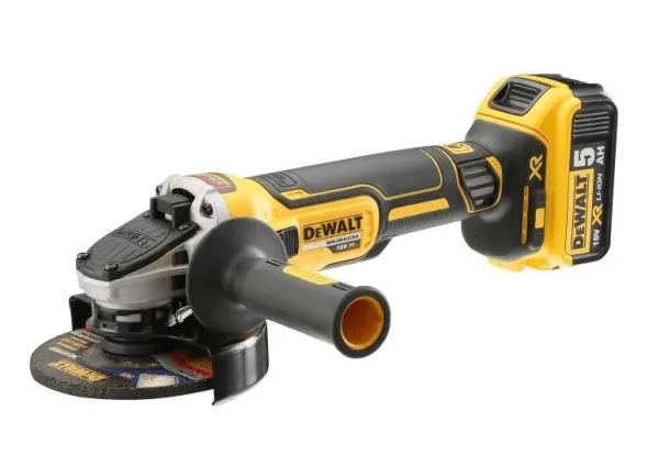 DeWALT XR DCG405P2 - Vinkelkværn - ledningfri - 125 mm - 2 batterier - 18 V
