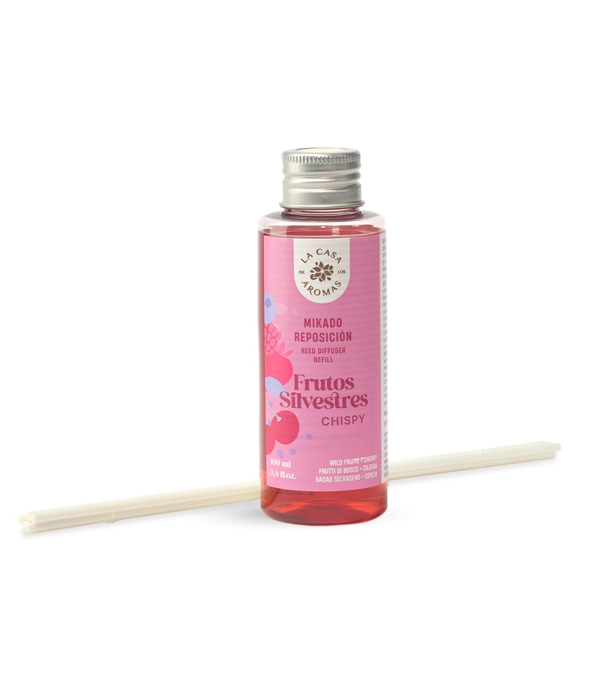 La Casa de los Aromas - Refil de ambientador Mikado 100ml - Frutos Silvestres