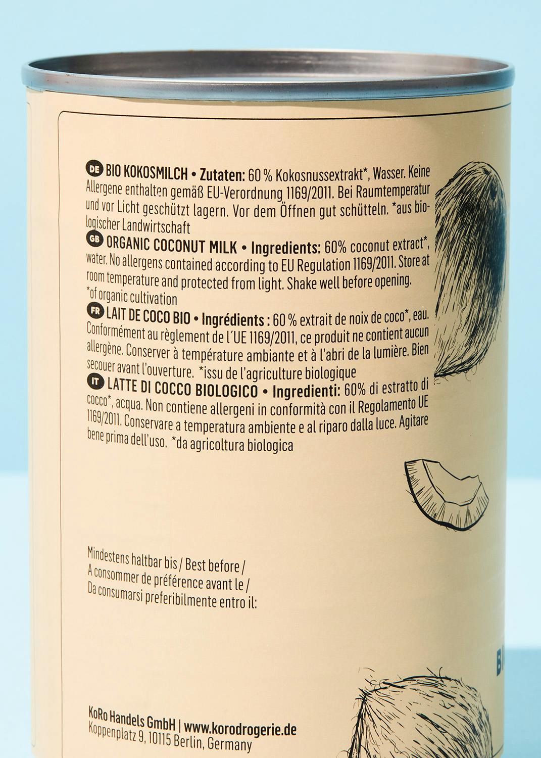 Bio Kokosmilch 400 ml