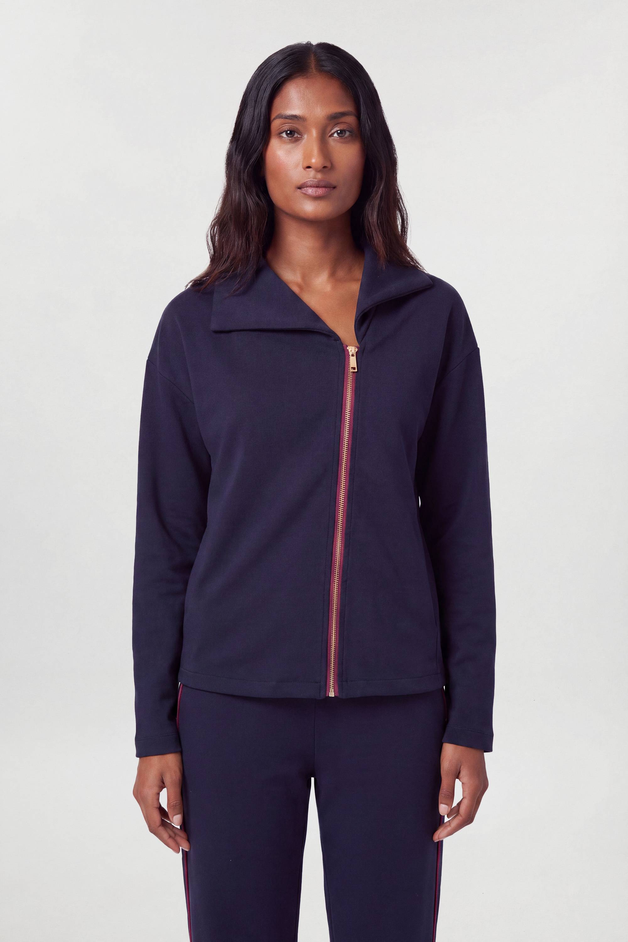 KarenMillen Veste Zippée Décontractée En Mélange De Viscose
