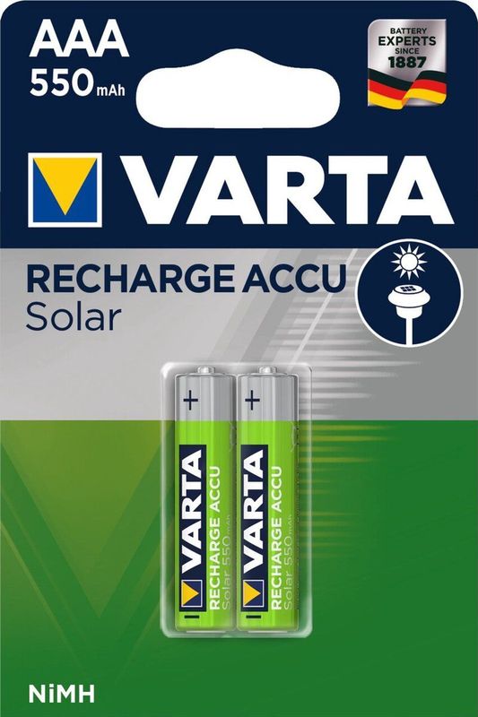 accu Varta SOLAR AAA HR03 550mAh 2St.