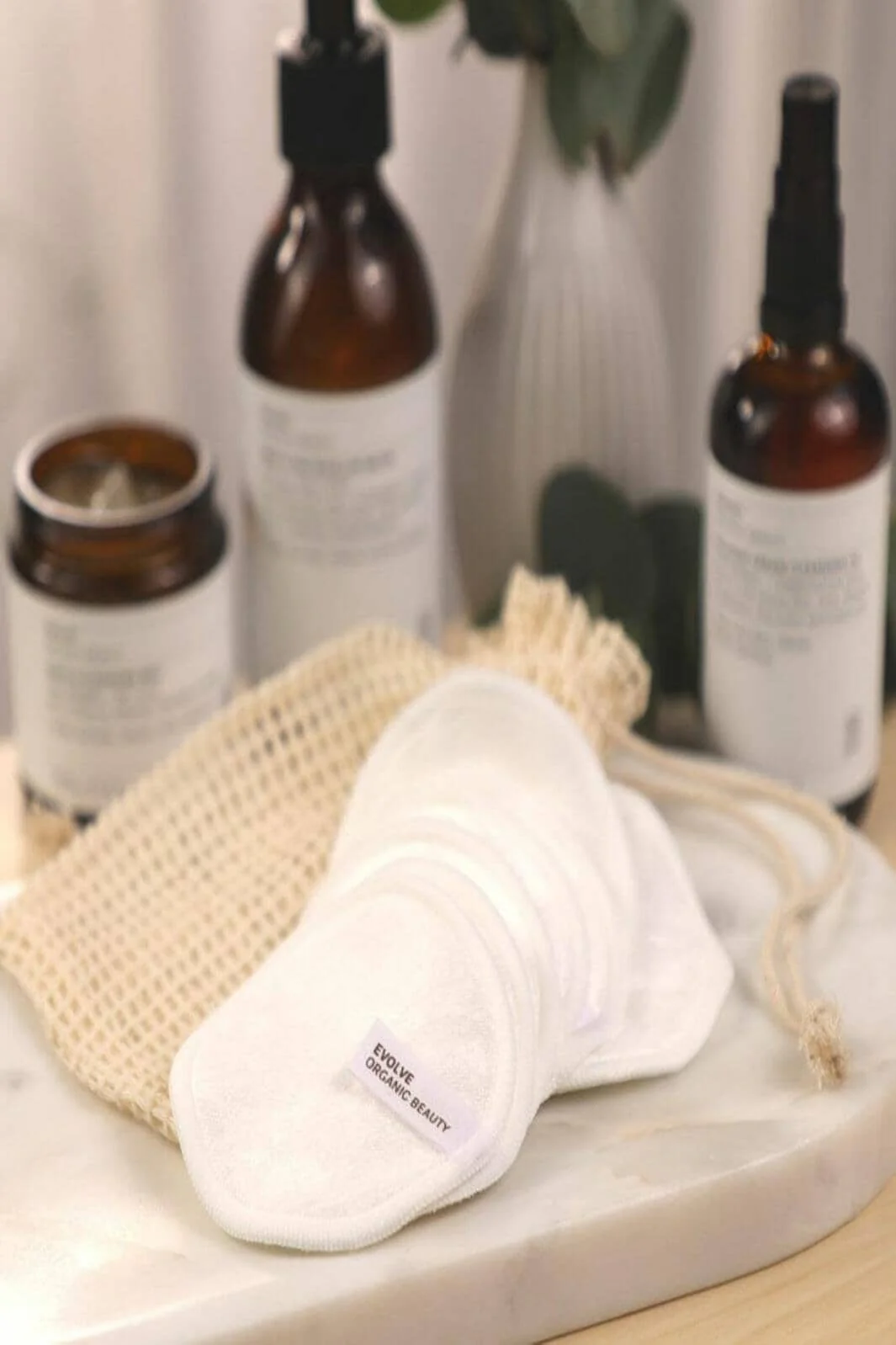 Evolve EB829 Bamboo Reusable Makeup Remover Pads