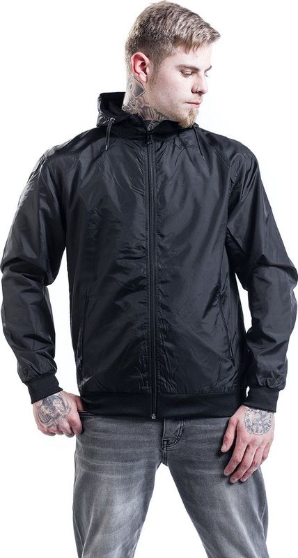 Urban Classics - Windbreaker - Zwart - 100% Nylon