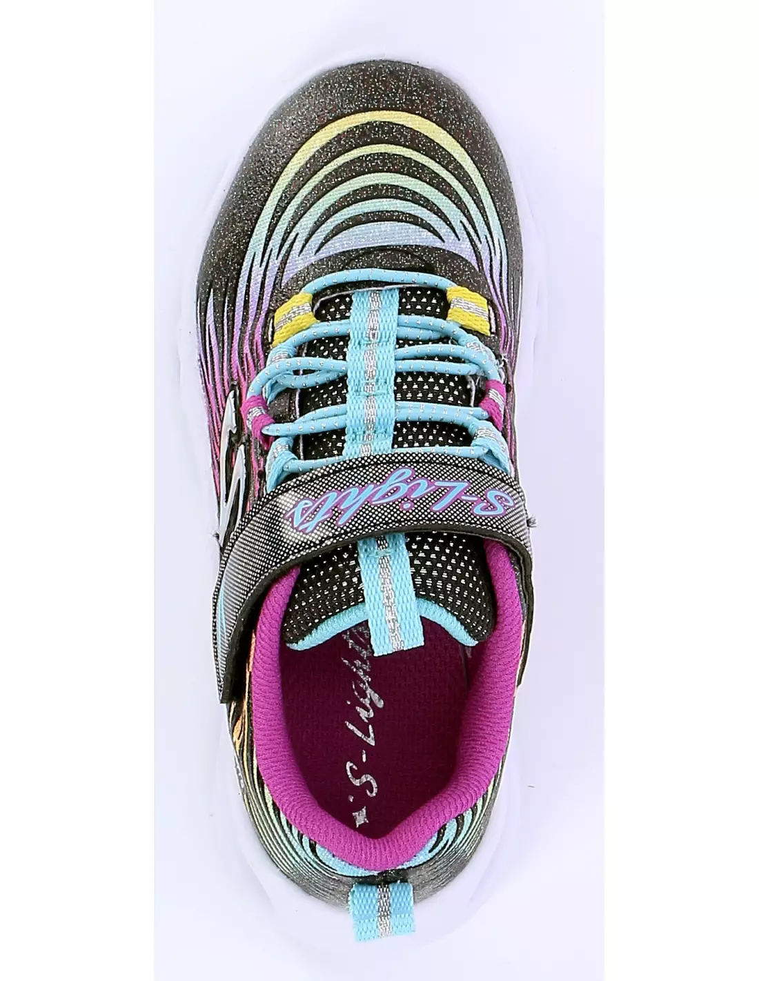 SKECHERS S LIGHTS TWISTY BRIGHTS MYSTICAL BLISS - Baskets Blackmulti